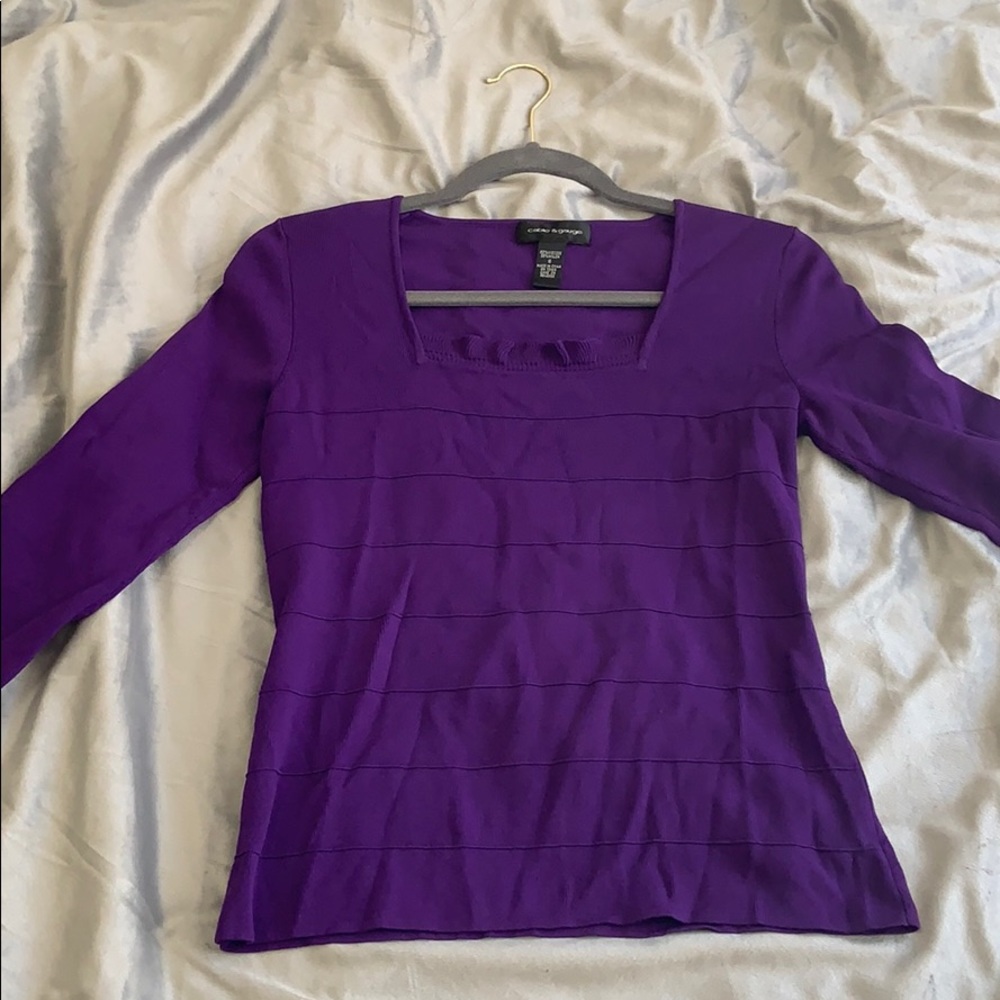 Vintage Purple Shirt//Subtle design on the front